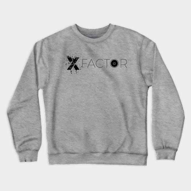 X-Factor EDU Logo Black Crewneck Sweatshirt by X-Factor EDU